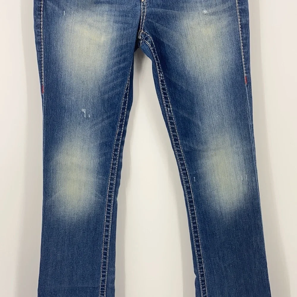 True religion distressed boot cut jeans Size 27